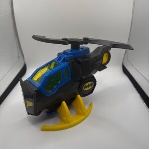Batman Black and Blue Helicopter Toy